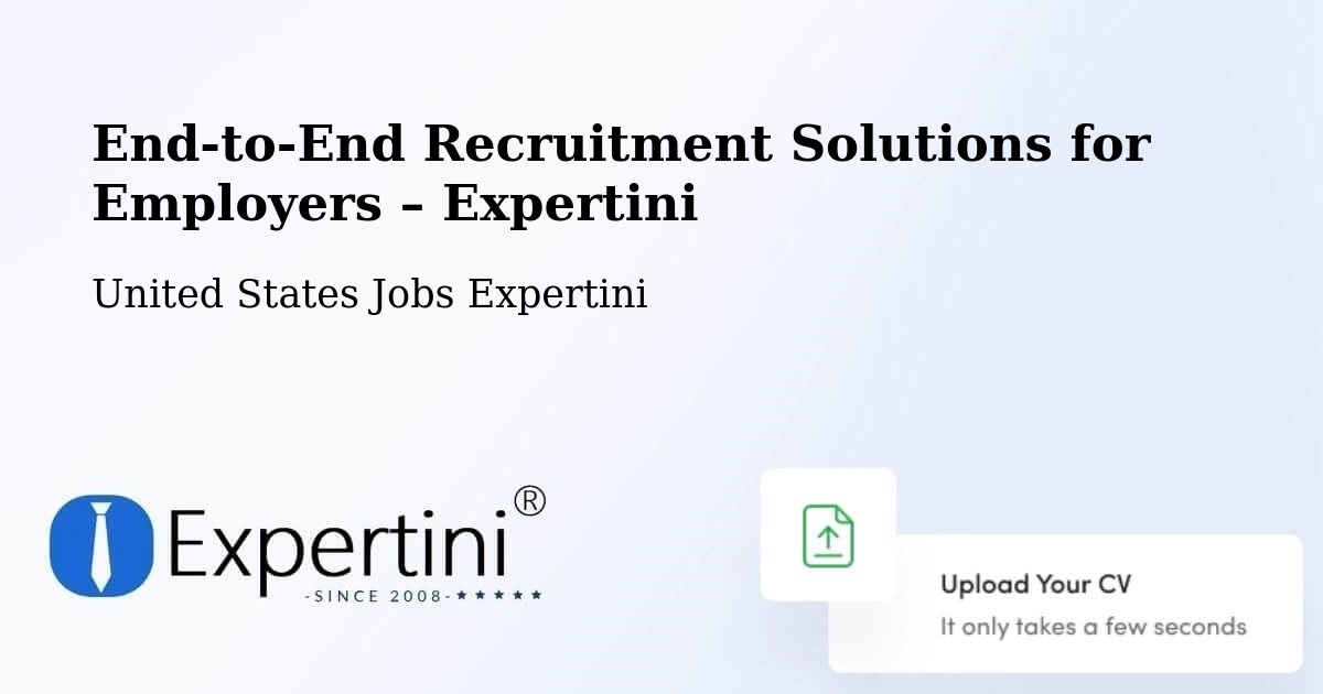 Recruitment Solutions for Employers – Kyle - Kyle, United States Jobs Expertini