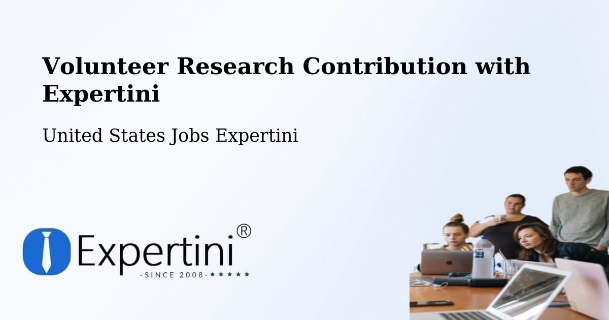Volunteer Research Contribution Program – Kyle - United States Jobs Expertini
